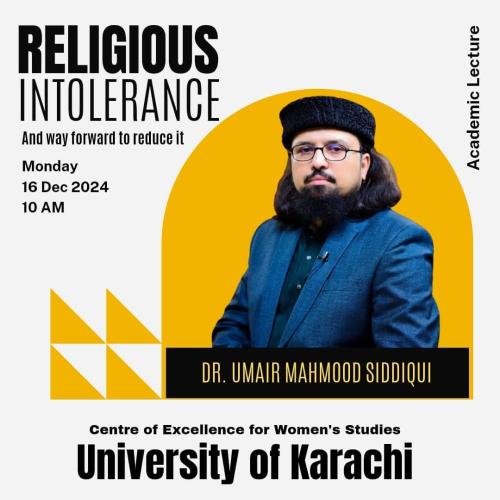 Religious Tolerance, University of Karachi